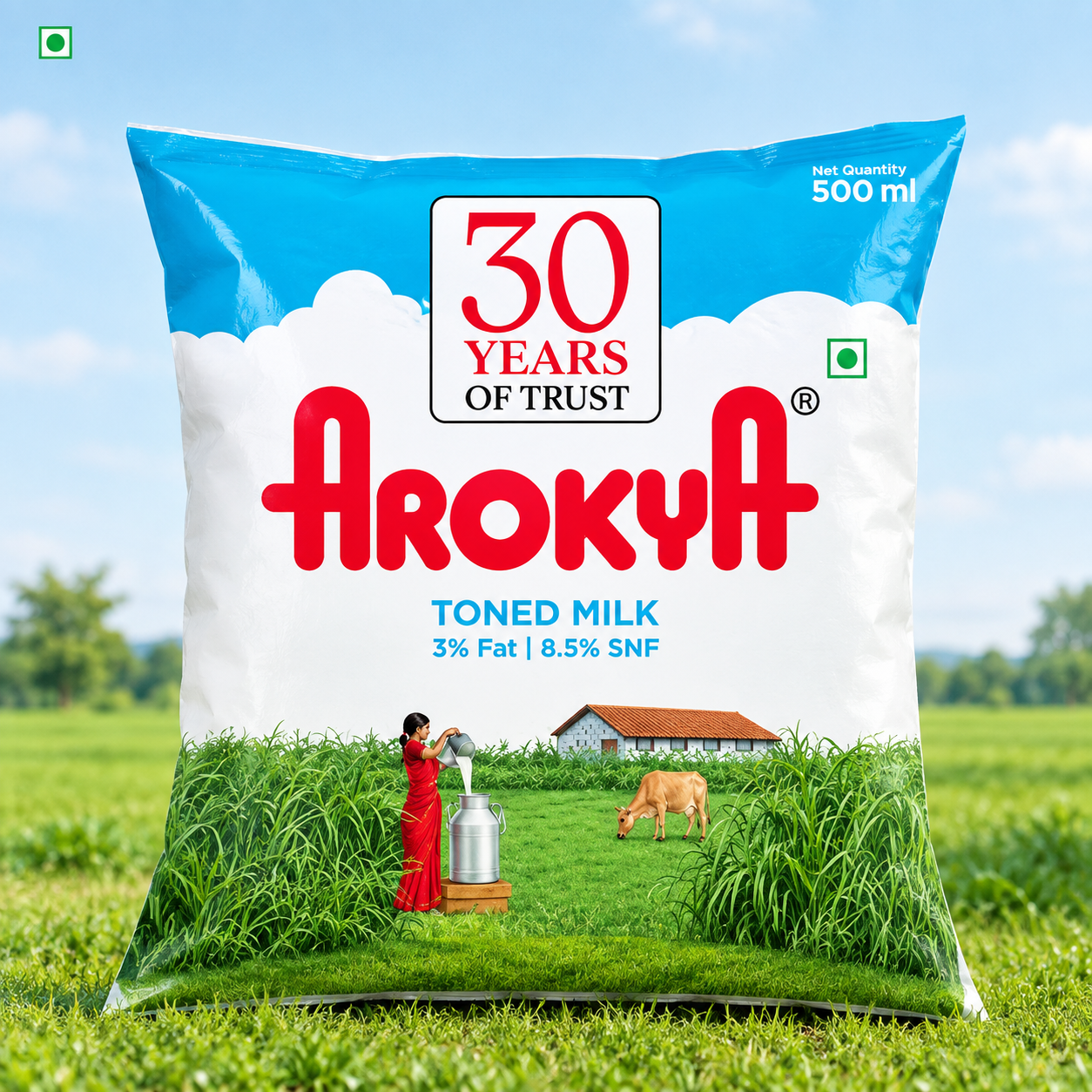 Arokya Toned Milk